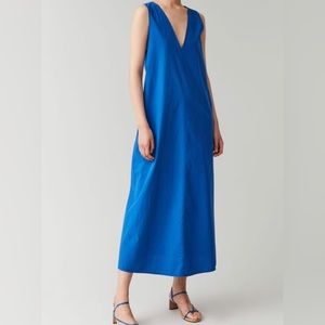 COS Cotton Dress With Knot Detail, SIZE US 8